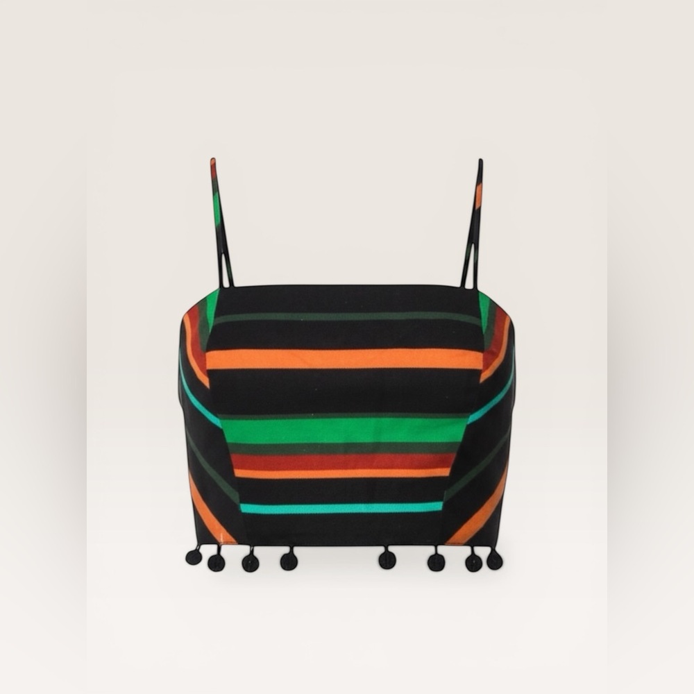FARM RIO striped crop top